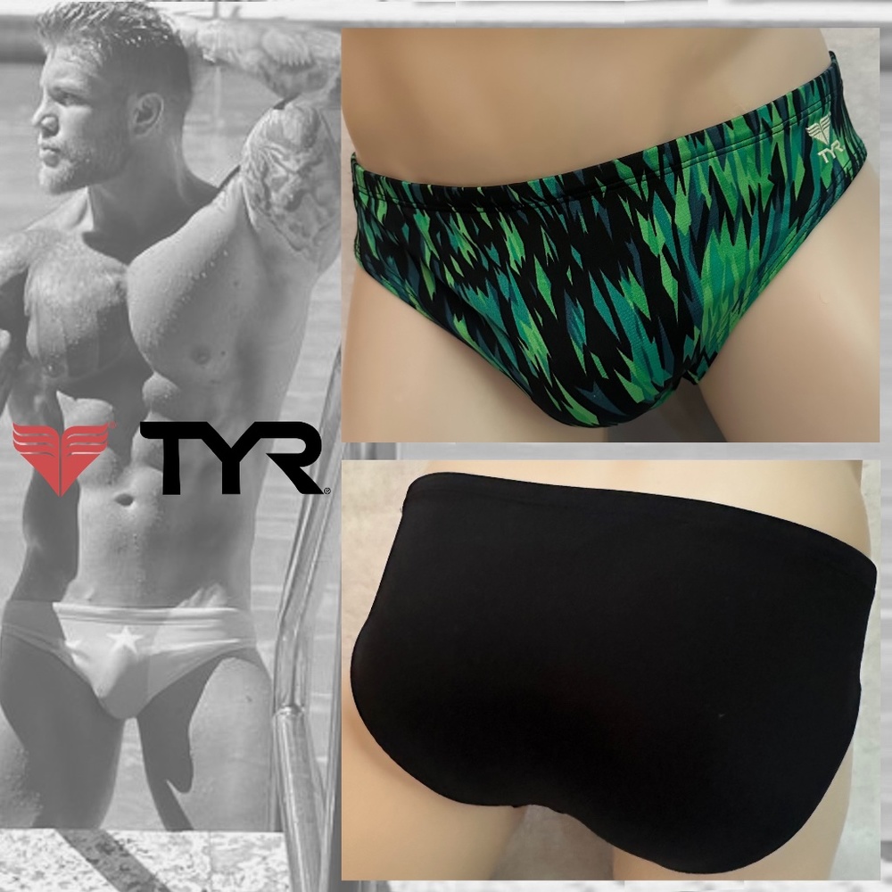 Tyr Swim Briefs 34 waist Gently worn 78% nylon / 22% lycra Internal drawstring